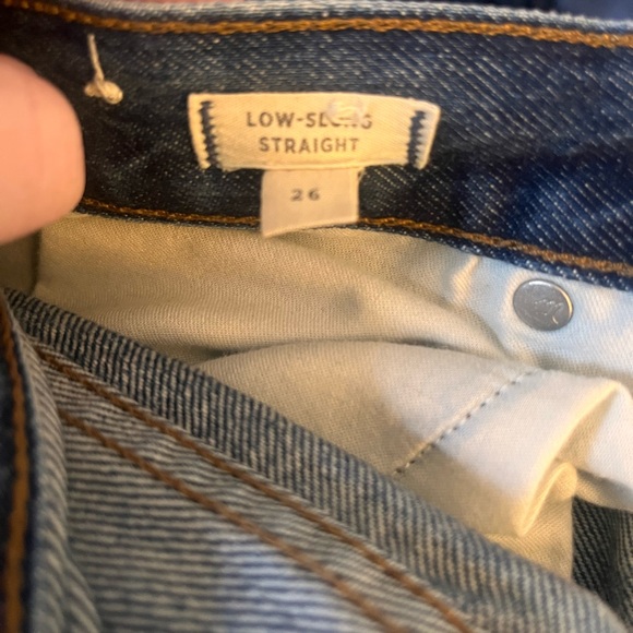 Madewell // Low Slung Straight Jean - Picture 4 of 4